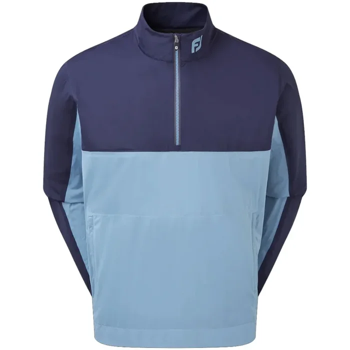 FootJoy HydroKnit 1/2 Zip Waterproof Jacket – Navy/Denim