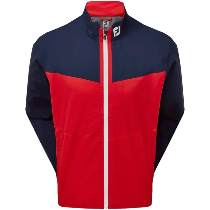 FootJoy HydroLite Waterproof Jacket – Navy/Red/White