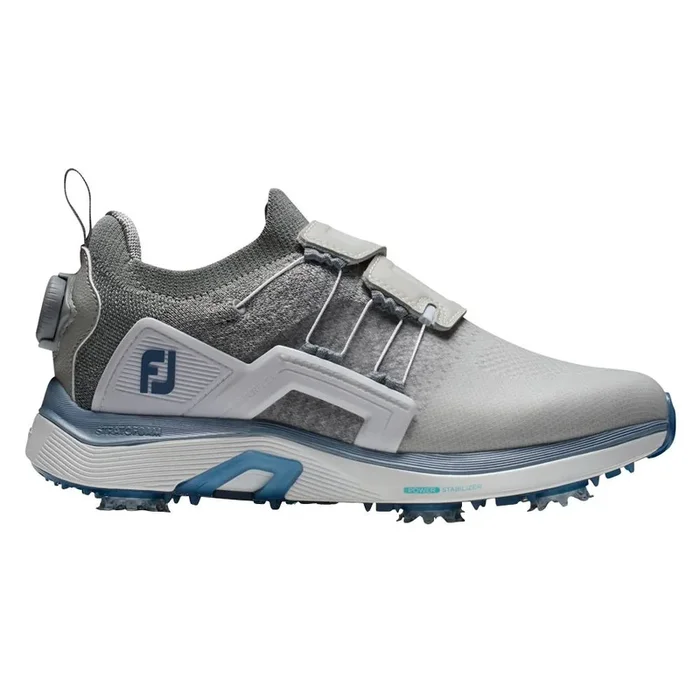 FootJoy HyperFlex BOA Golf Shoes Gray/White/Blue – 23 Women