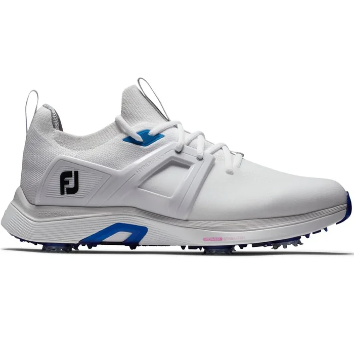 FootJoy Hyperflex Spiked Waterproof Shoes – White/Grey