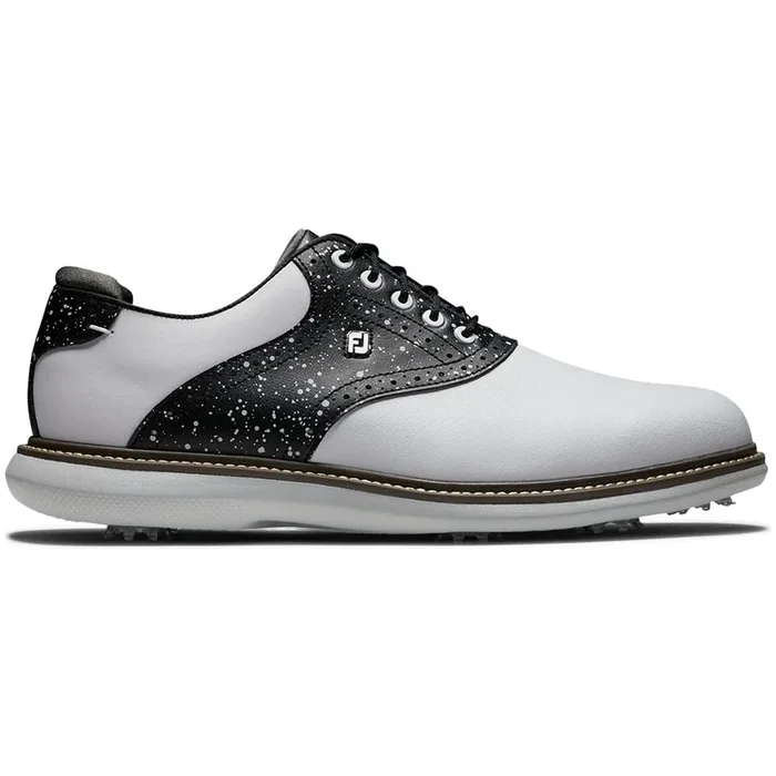 FootJoy Ltd Edition Galaxy Traditions Spiked Shoes – Black/White/Multi