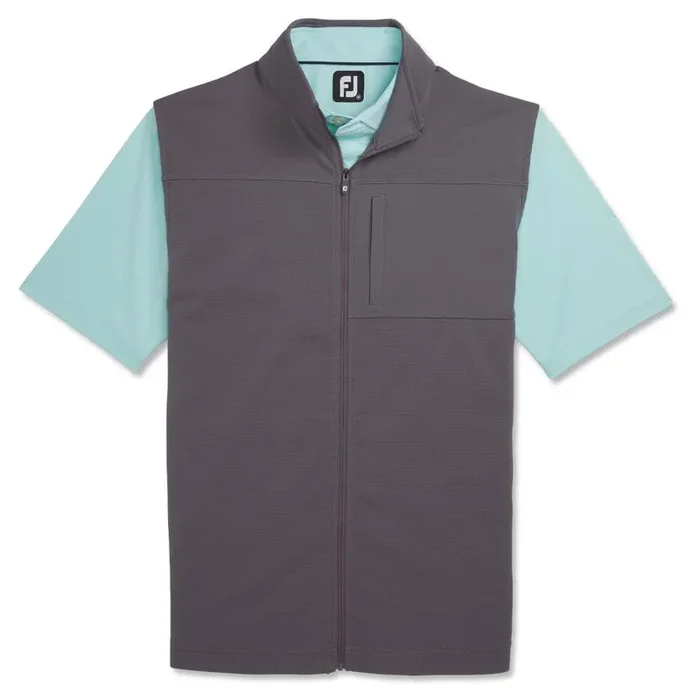 FootJoy Ottoman Knit Full Zip Golf Vest Lava – 23 Men