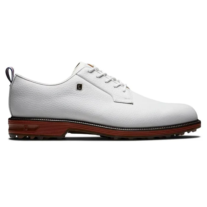 FootJoy Premiere Series – Field Spikeless Golf Shoes Previous Season Style White/Brick – 24 Men