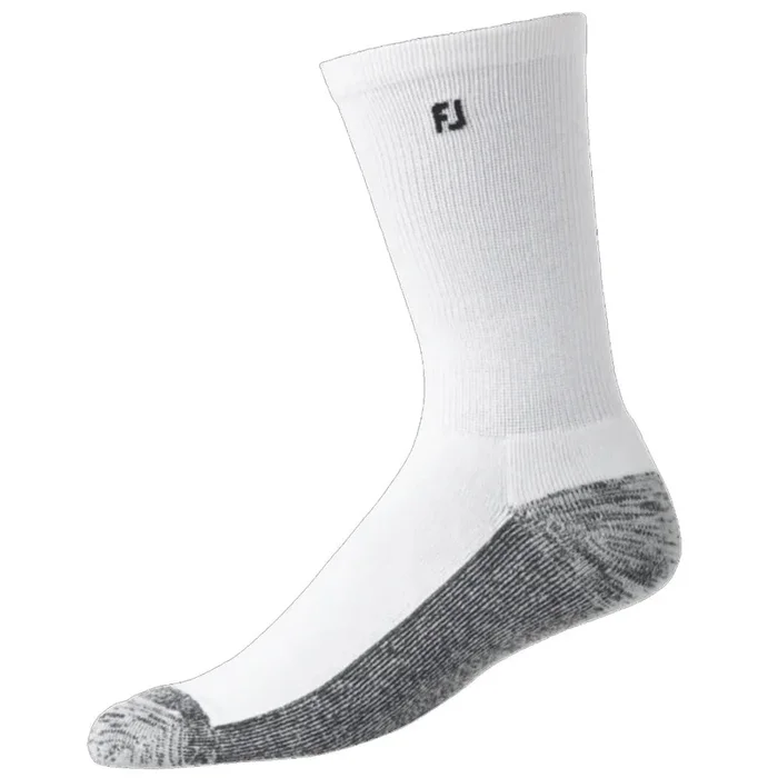 FootJoy ProDry Crew Socks – White/Grey