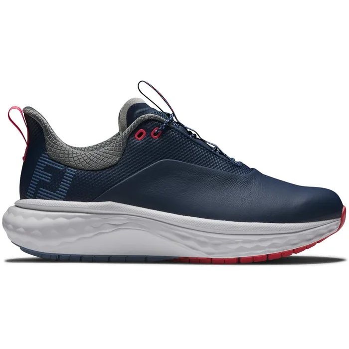 FootJoy Quantum Ladies Spikeless Waterproof Shoes – Navy/White/Pink