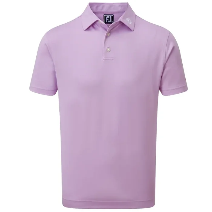 FootJoy Stretch Pique Solid Colour Polo Shirt – Lavender