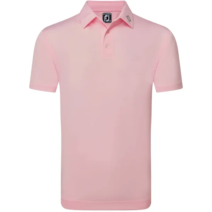 FootJoy Stretch Pique Solid Polo Shirt – Light Pink