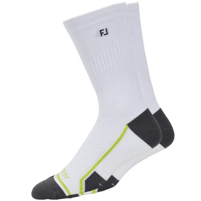 FootJoy Tech D.R.Y. Crew Socks – White