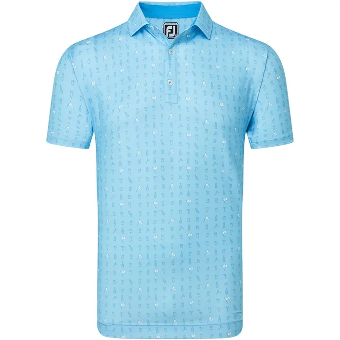 FootJoy The 19th Hole Lisle Polo Shirt – Blue Sky