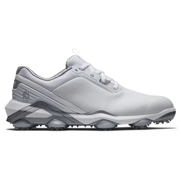 FootJoy Tour Alpha Golf Shoes Previous Season Style White/Silver – 24 Men