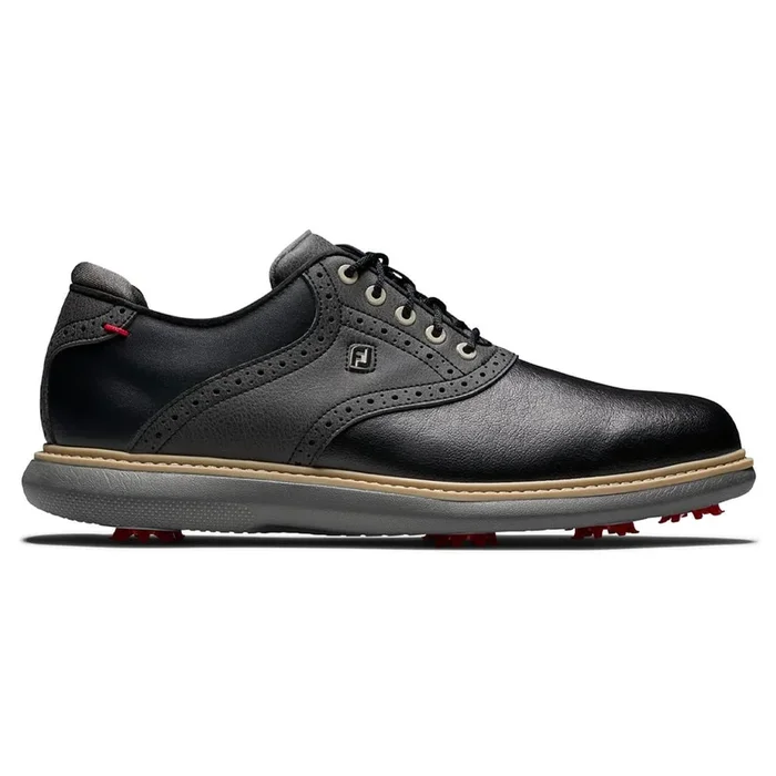FootJoy Traditions Spiked Waterproof Shoes – Black