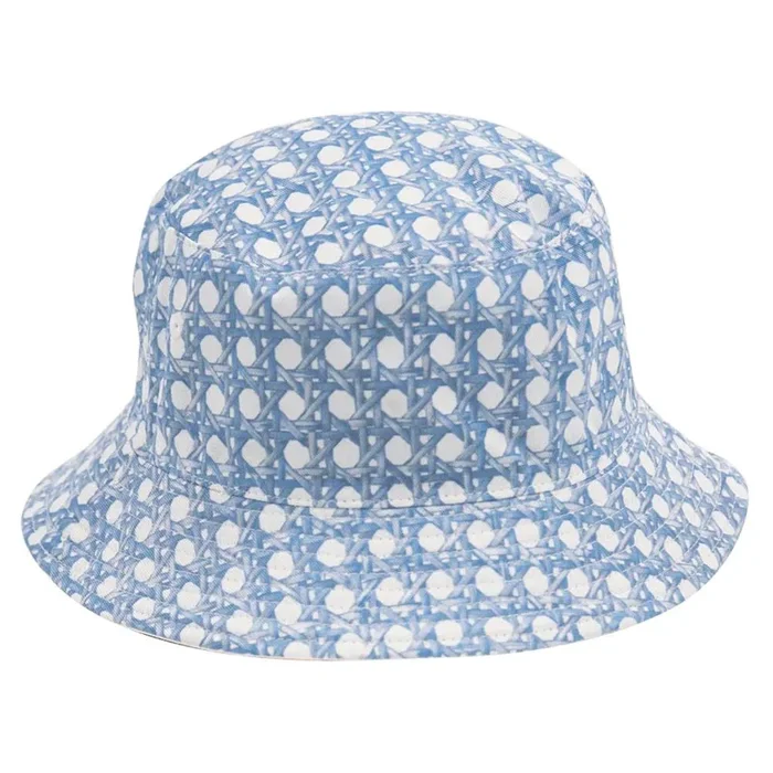 Foray Golf Reversible Printed Golf Bucket Hat Blue Rattan – 23 Women