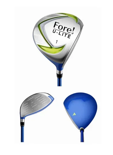 Fore! U-Lite Kids Golf Driver for Ages 6-8 (kids 44-52″ tall) Blue