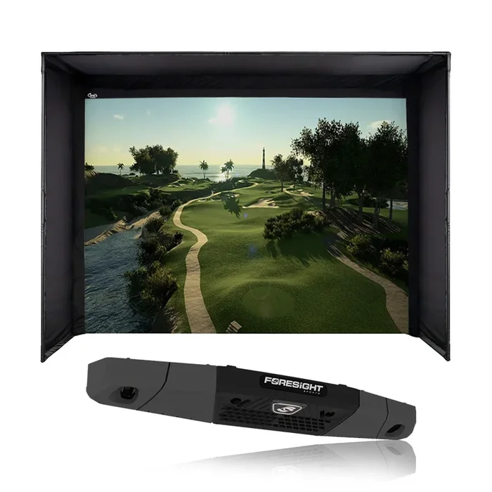 Foresight Falcon Overhead Launch Monitor with Carl’s Place Pro Enclosure Home Golf Studio Package