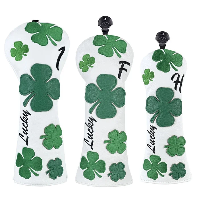 Four Leaf Clover Golf Driver Head Covers