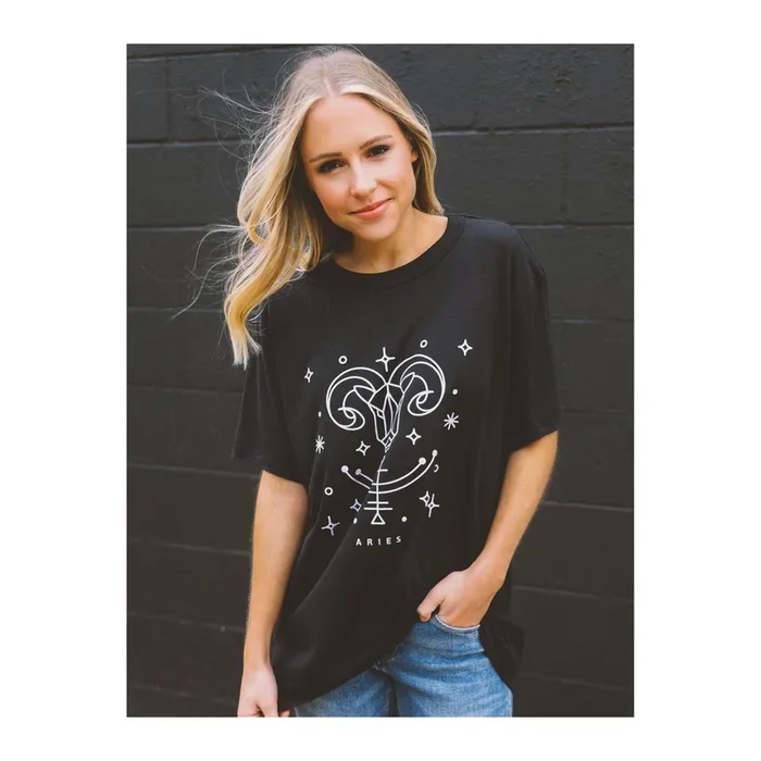 Friday + Saturday Zodiac Tee Aries
