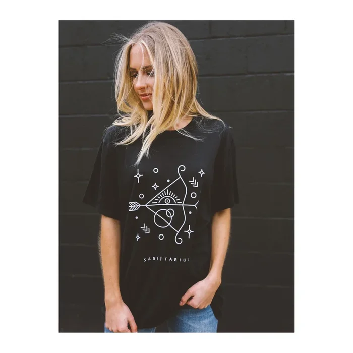 Friday + Saturday Zodiac Tee Sagittarius