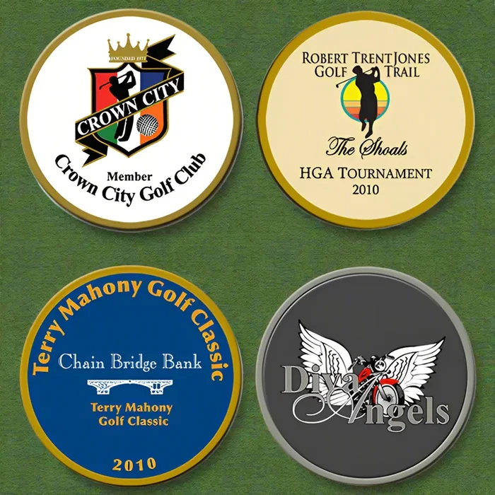 Full Color Custom Golf Ball Markers
