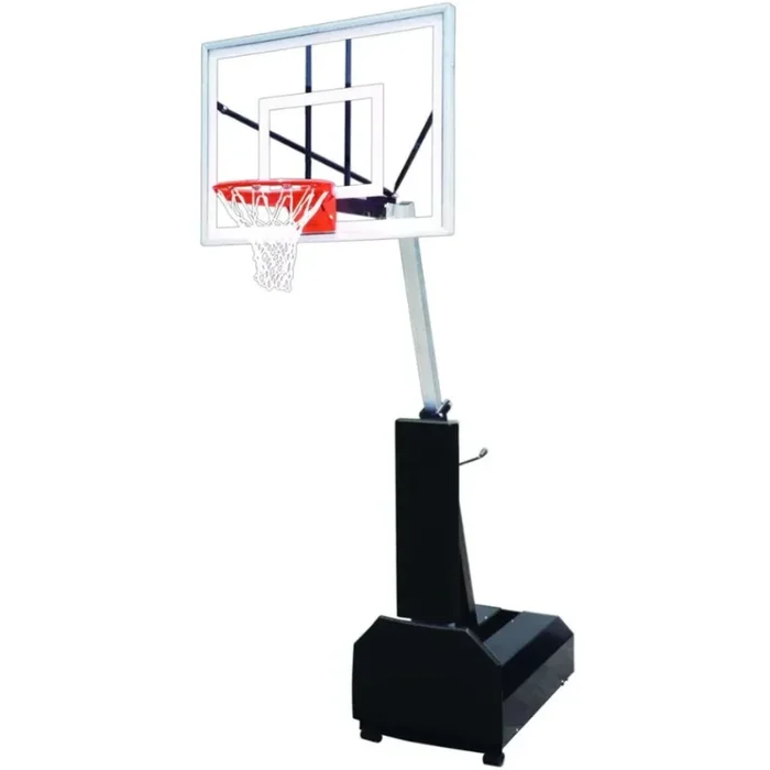 Fury Turbo Portable Basketball System 36″ x 54″ Temp. Glass Backboard