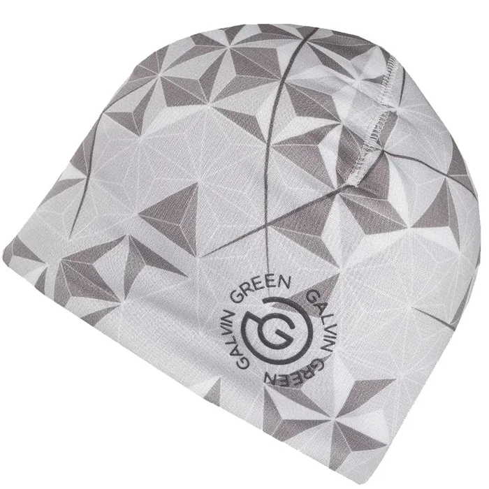 Galvin Green Dikran Insula Beanie Hat – Cool Grey/Sharkskin/White