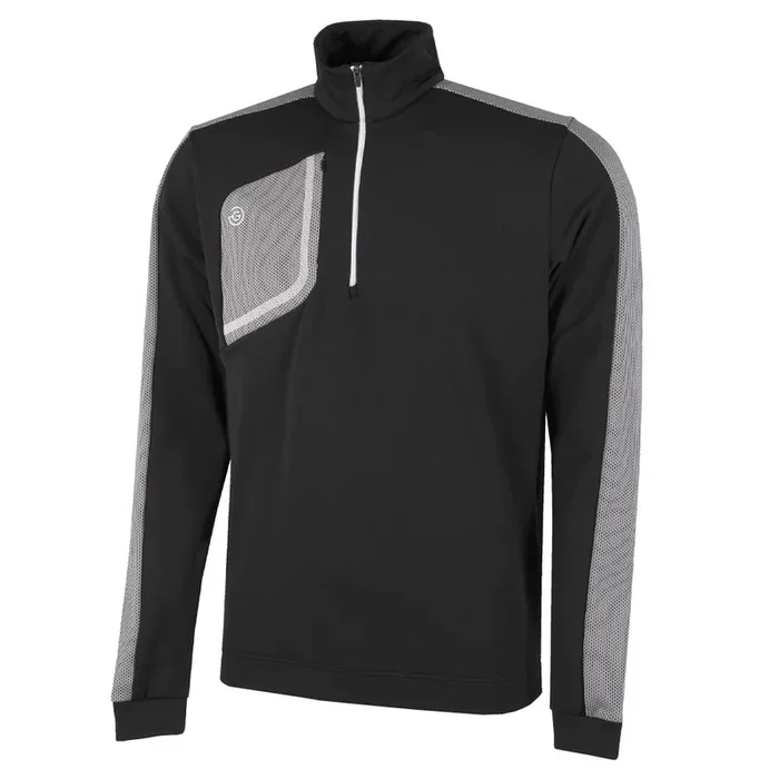 Galvin Green Dwight Insula Pullover – Black/Sharkskin