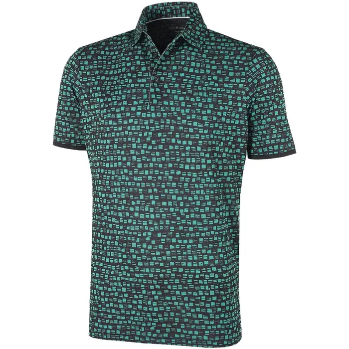 Galvin Green Mack Ventil8+ Polo Shirt – Green/Black