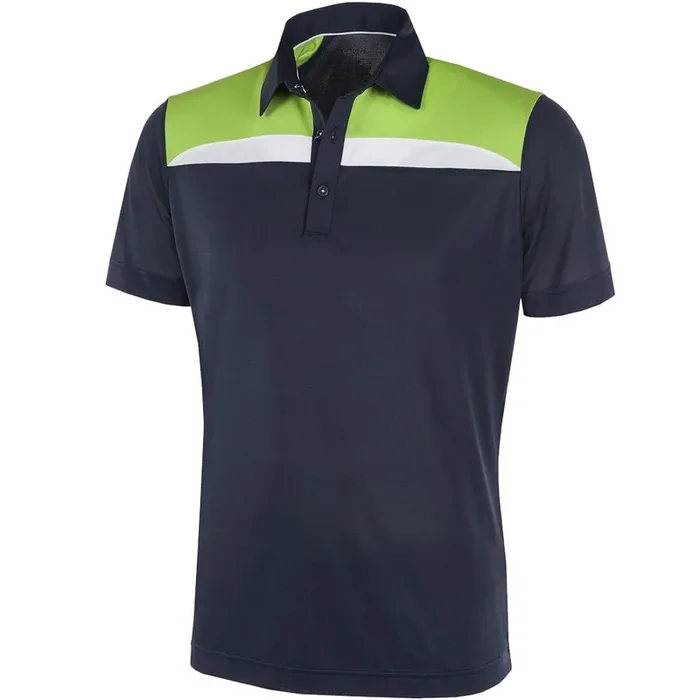 Galvin Green Mapping Ventil8+ Polo Shirt – Navy/Lime/White