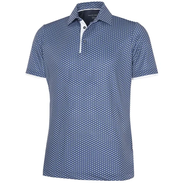 Galvin Green Mark V8+ Polo Shirt – Ensign Blue/Navy