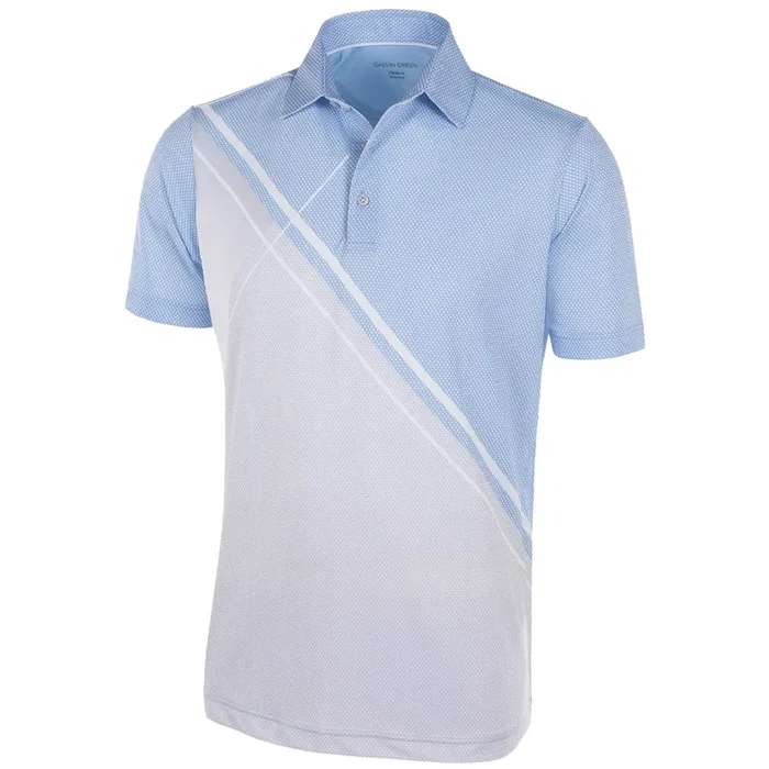 Galvin Green Martin Ventil8+ Polo Shirt – Blue Bell/Cool Grey/White