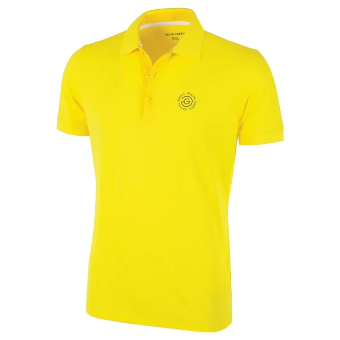 Galvin Green Max Tour Edition Polo Shirt – Yellow