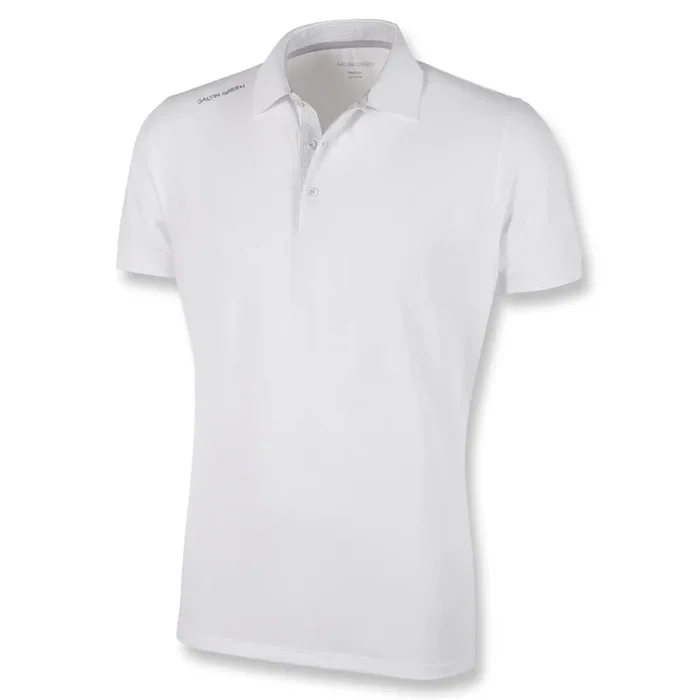 Galvin Green Max Ventil8 Plus Golf Polo White – SS21 Men