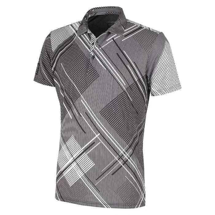 Galvin Green Mitchell Shirt – Black/Sharkskin