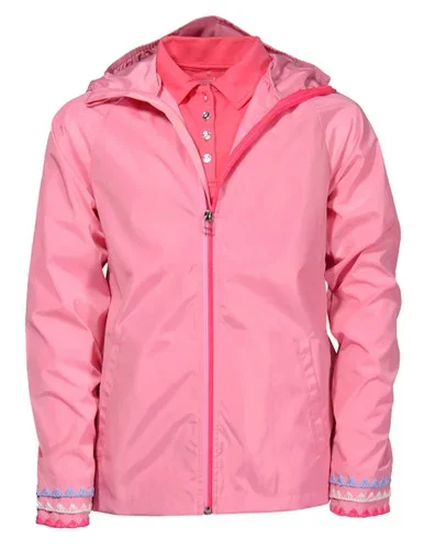Garb Autumn Girls Youth Golf Rain Jacket Pink