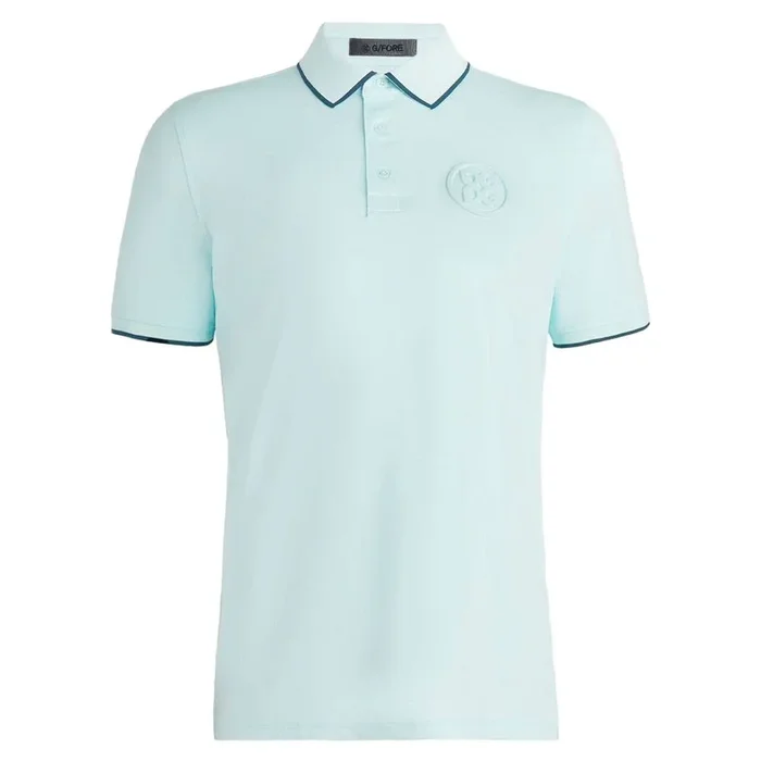 Gfore Circle G’s Embossed Tech Jersey Golf Polo Daybreak – 24 Men