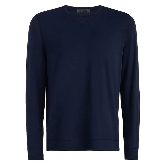 Gfore Luxe Crewneck Mid Layer Golf Sweater Twilight – SP24 Men