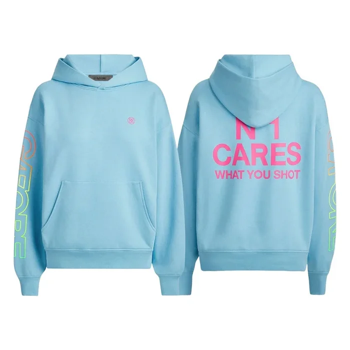 Gfore No 1 Cares French Terry Oversized Golf Hoodie Fountain – 24 Women