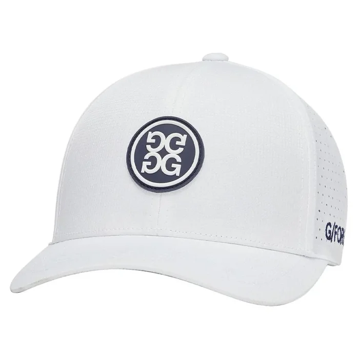 Gfore Perforated Tipped Brim Ripstop Snapback Golf Cap Snow/Twilight – SP24 Men