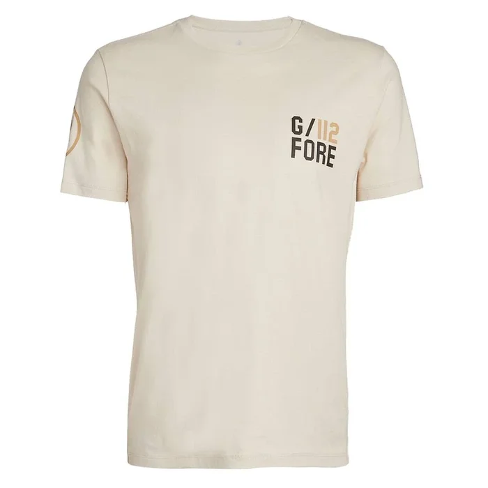 Gfore Shots Cotton Tee Golf T-Shirt Stone – 23 Men