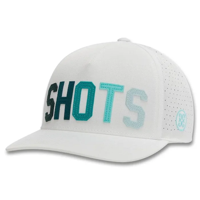 Gfore Shots Stretch Perforated Snapback Golf Cap Snow – 23 Men