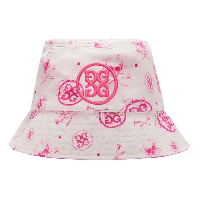 Gfore Sketch Nylon Taffeta Reversible Golf Bucket Hat Stone- 23 Women
