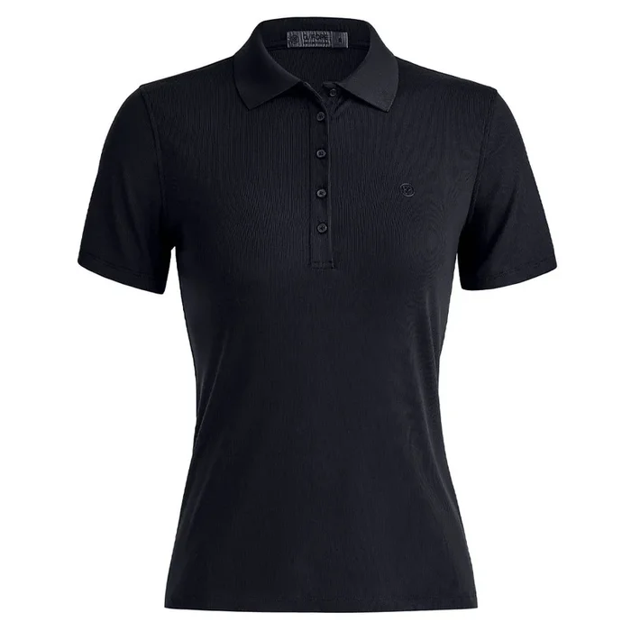 Gfore Tech Nylon Rib Golf Polo Onyx – 23 Women