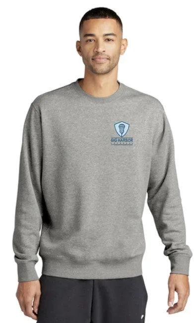 GH Lacrosse Nike Club Fleece Crewneck (Small Shield Logo)