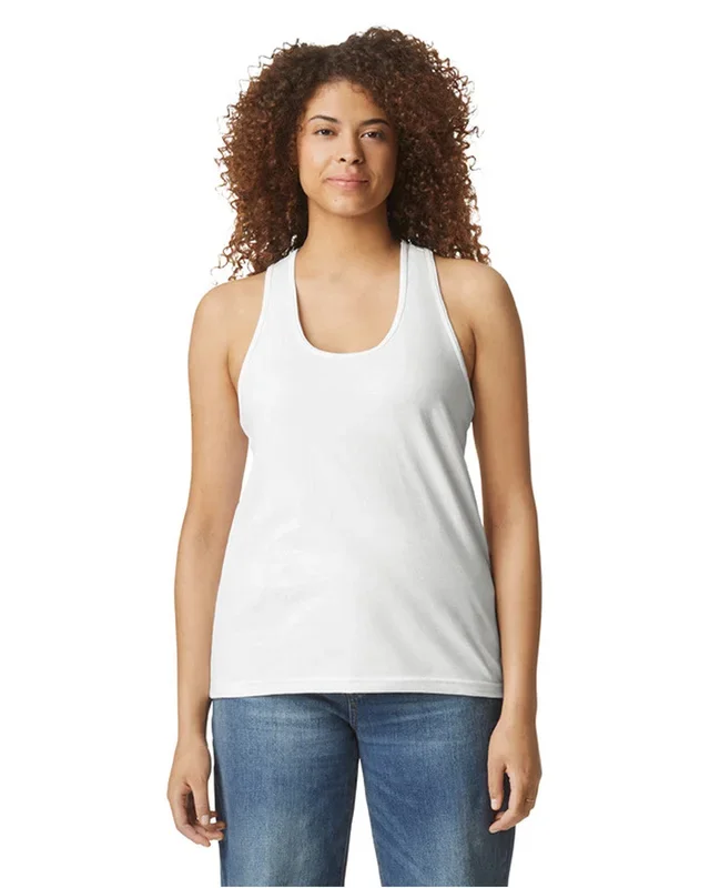 Gildan Ladies’ Softstyle CVC Racerback Tank