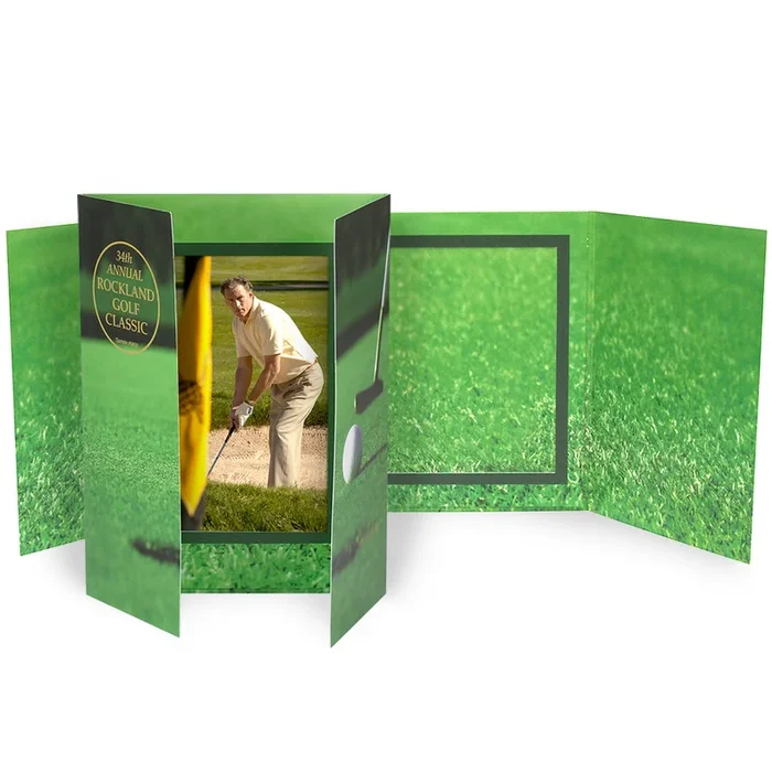 Golf Gatefold Event Folder