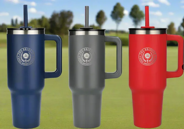 Golf PINNACLE RECYCLED TRAVEL TUMBLER WITH STRAW 40OZ