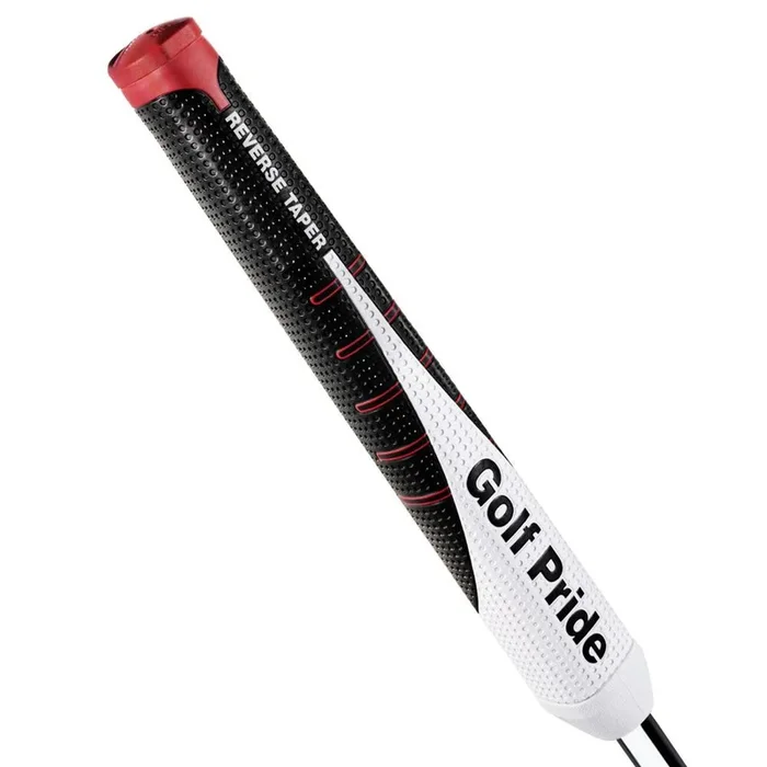 Golf Pride Reverse Taper Pistol Medium Putter Grip – Black/White/Red