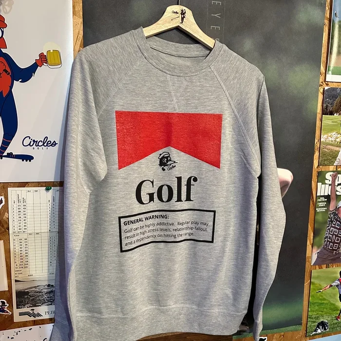 Golf Warning Pullover Fleece