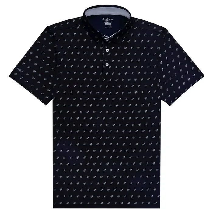 GoodGood Golf The Elite Golf Polo Black – 24 Men