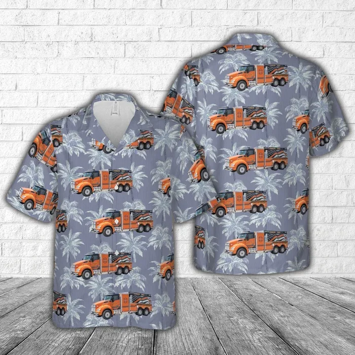 Granite Falls, Minnesota, Granite Falls Fire Department Hawaiian Shirt – Fanshubus.com