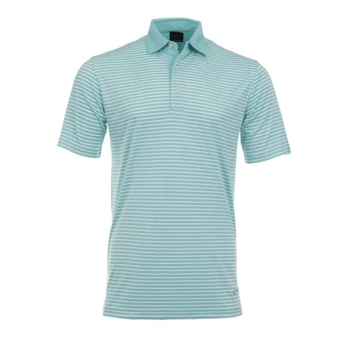 Greg Norman Bar Stripe Polo Shirt – Cool Mint